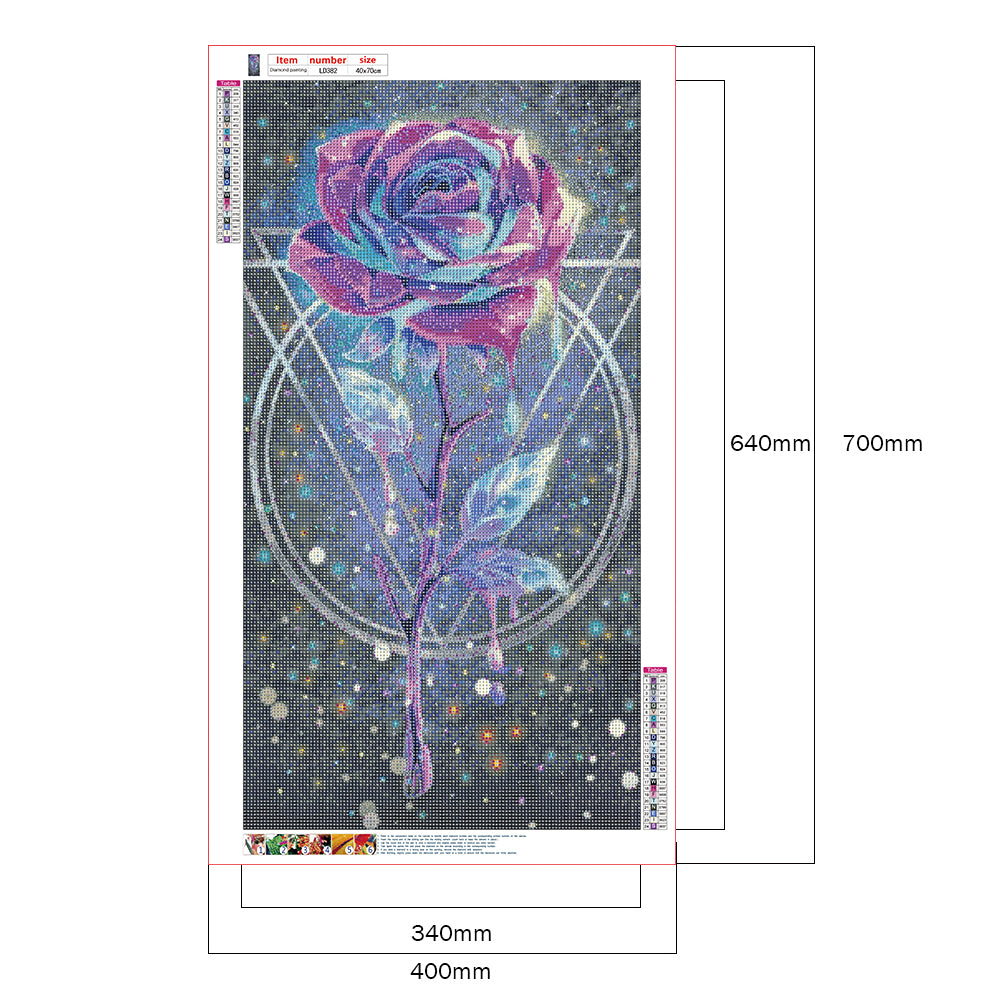 Rose - Full Round Drill Diamond Painting 40*70CM