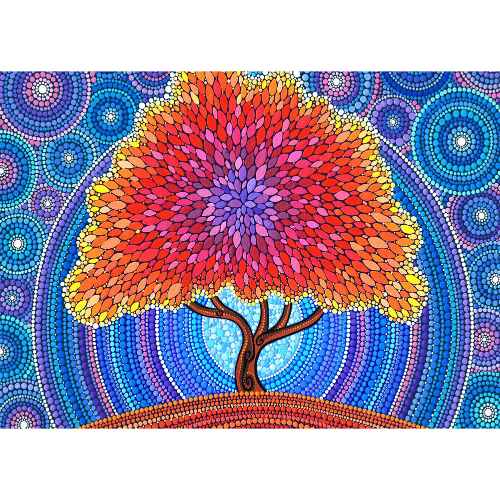 Tree - Special Shaped Drill Diamond Paiting 40*30CM
