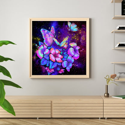 Butterfly - Special Shaped Drill Diamond Paiting 30*30CM