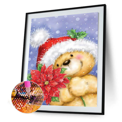 Bear Snow - Full Round Drill Diamond Painting 30*40CM