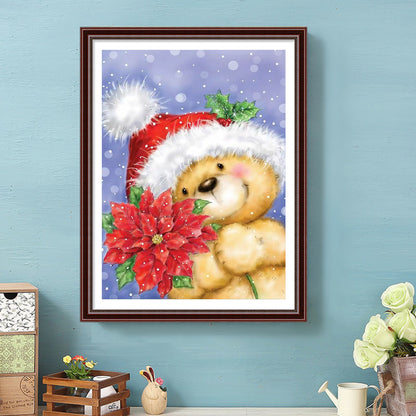 Bear Snow - Full Round Drill Diamond Painting 30*40CM