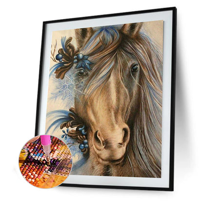Horse - Full Round Drill Diamond Painting 30*40CM