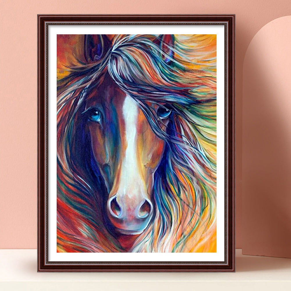 Horse - Full Round Drill Diamond Painting 30*40CM