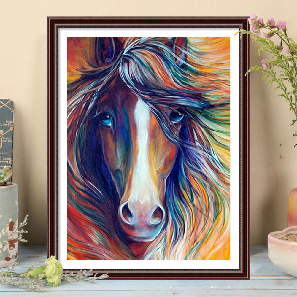 Horse - Full Round Drill Diamond Painting 30*40CM