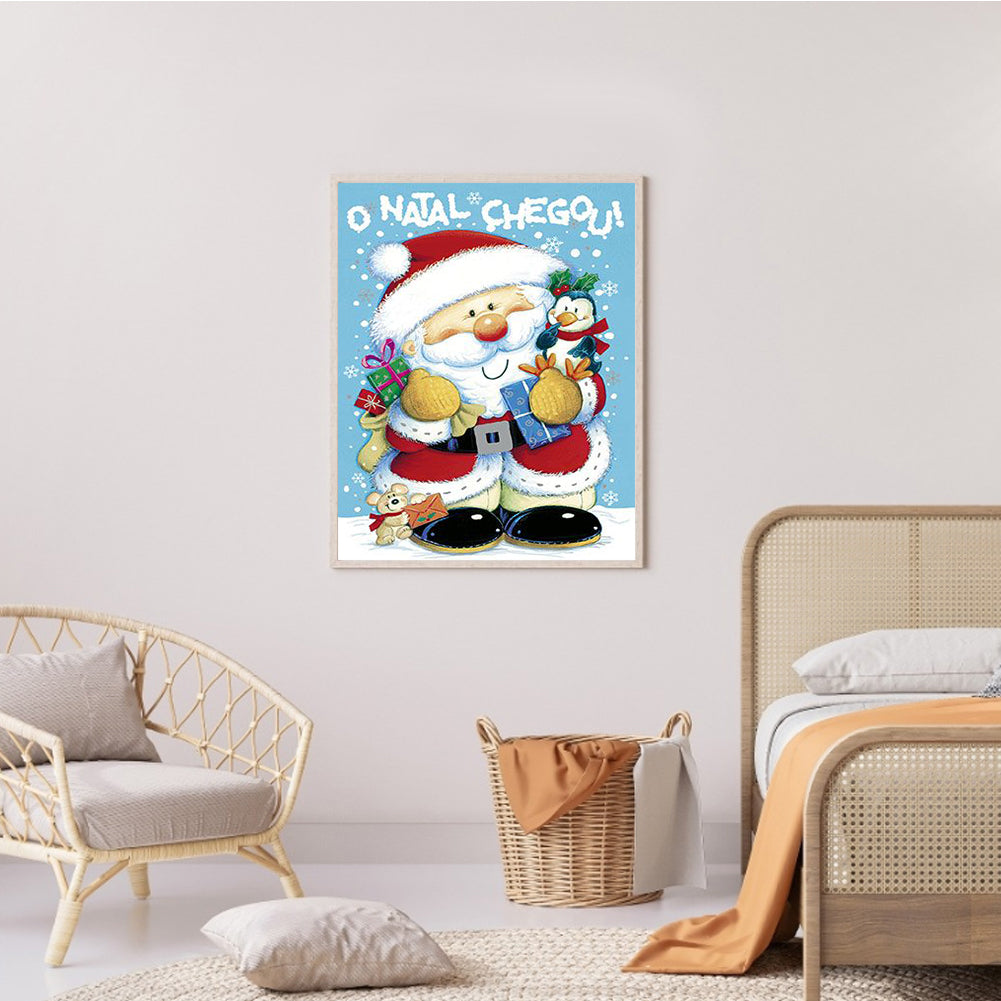 Santa Claus - Full Round Drill Diamond Painting 40*50CM