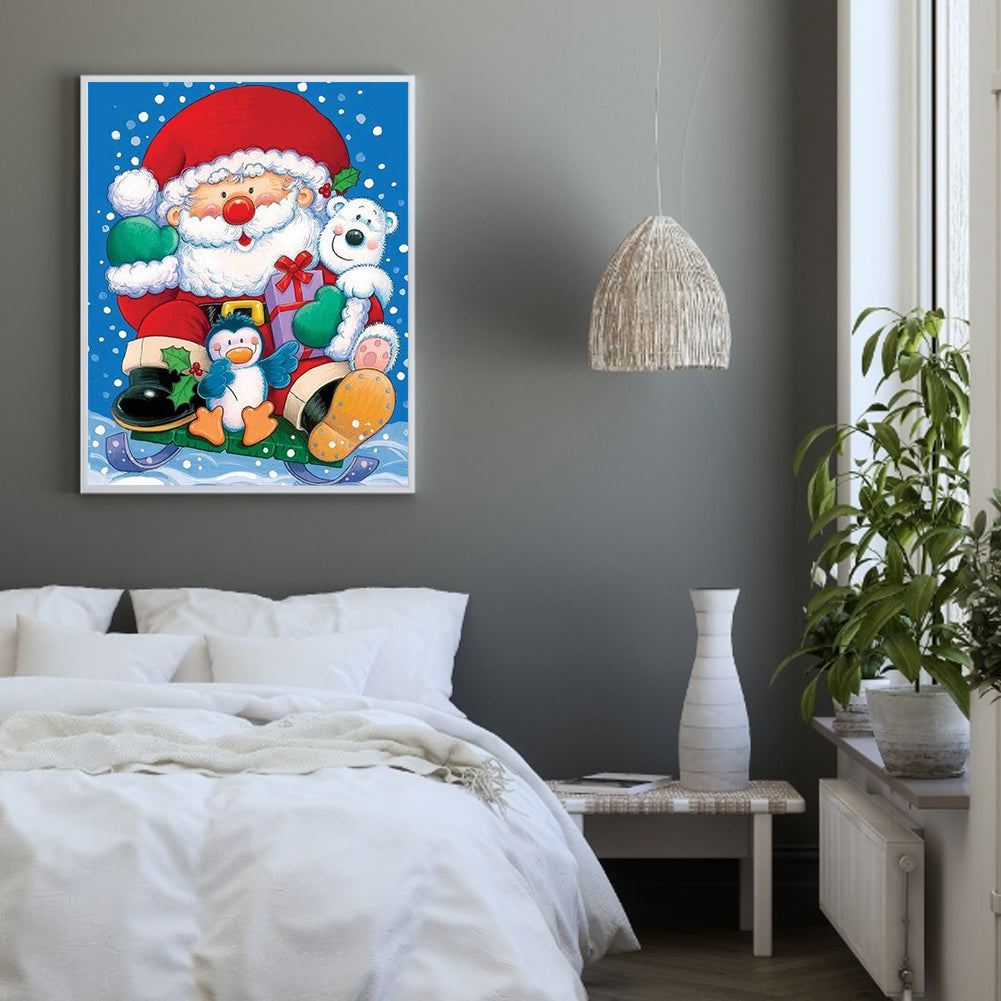 Santa Claus - Full Round Drill Diamond Painting 40*50CM