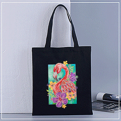 5D DIY Diamond Painting Handbag Mosaic Rhinestone Embroidery Shopping Bag