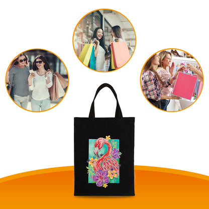 5D DIY Diamond Painting Handbag Mosaic Rhinestone Embroidery Shopping Bag