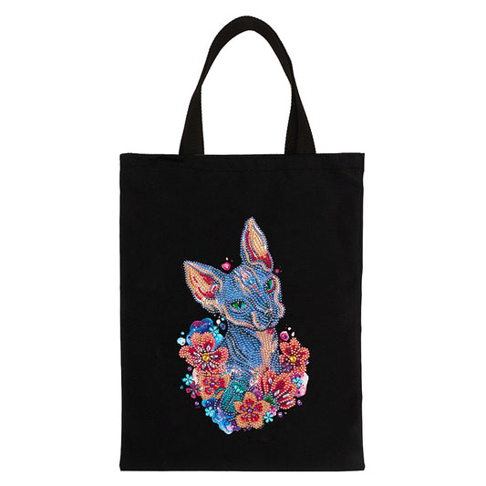 5D DIY Diamond Painting Handbag Mosaic Rhinestone Embroidery Shopping Bag