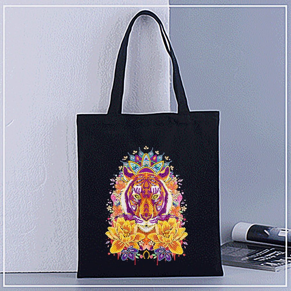 5D DIY Diamond Painting Handbag Mosaic Rhinestone Embroidery Shopping Bag