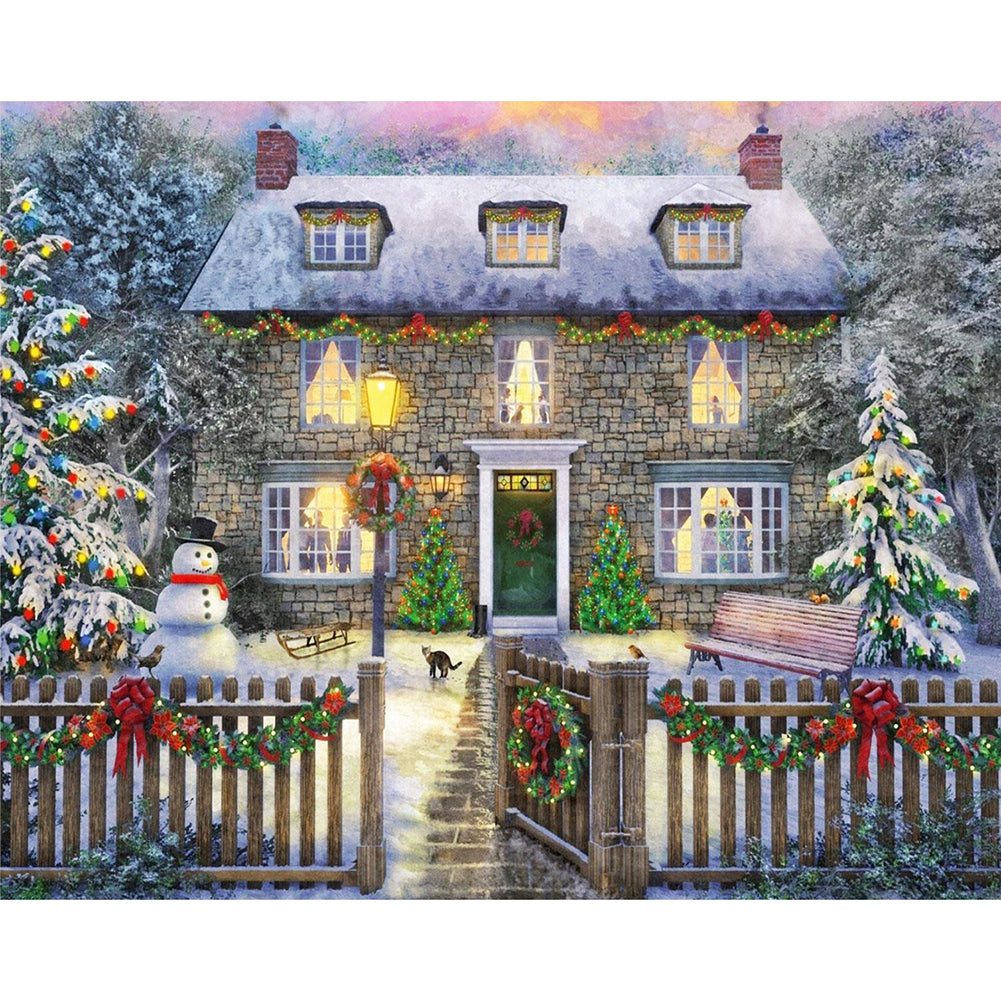 House Scenery - Full Round Drill Diamond Painting 50*40CM