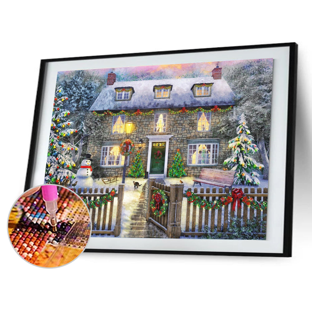 House Scenery - Full Round Drill Diamond Painting 50*40CM