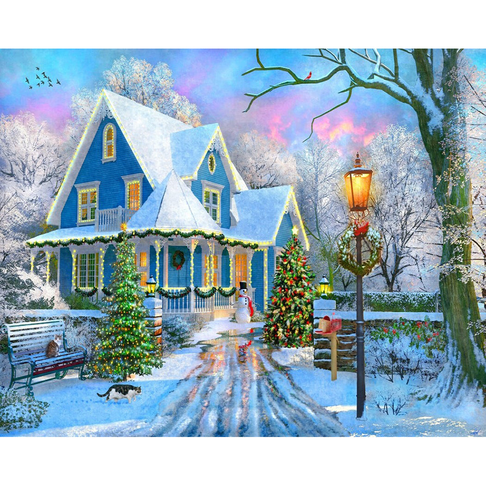 House Scenery - Full Round Drill Diamond Painting 50*40CM