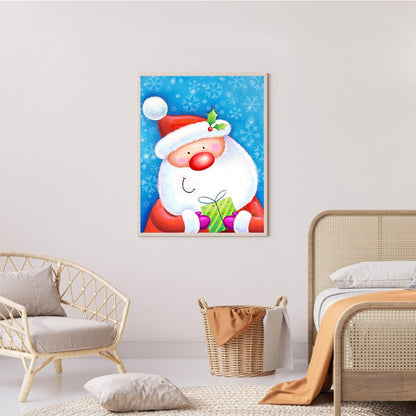 Santa Snowman - Full Round Drill Diamond Painting 40*50CM