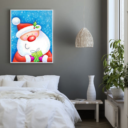 Santa Snowman - Full Round Drill Diamond Painting 40*50CM