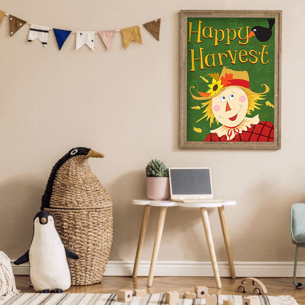 Scarecrow - Full Round Drill Diamond Painting 30*40CM