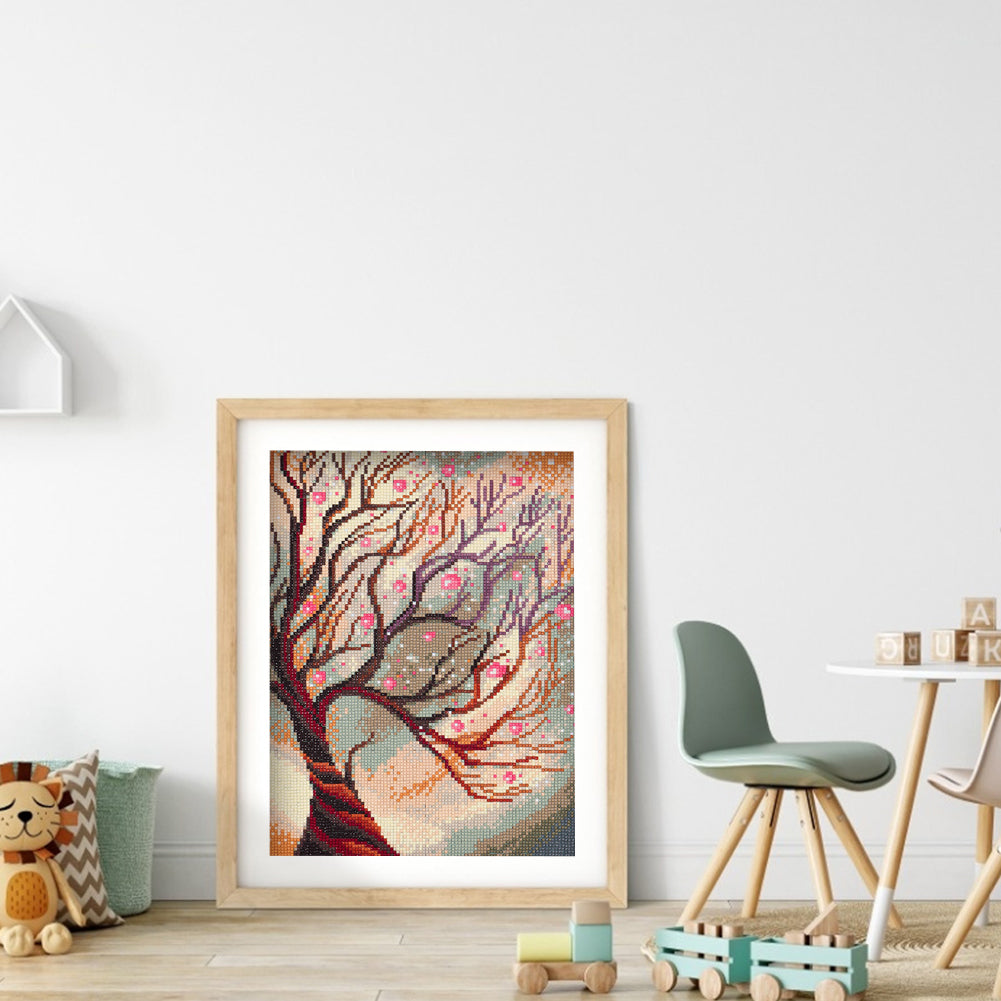 Life Tree - Square Drill Diamond Painting 30*40CM