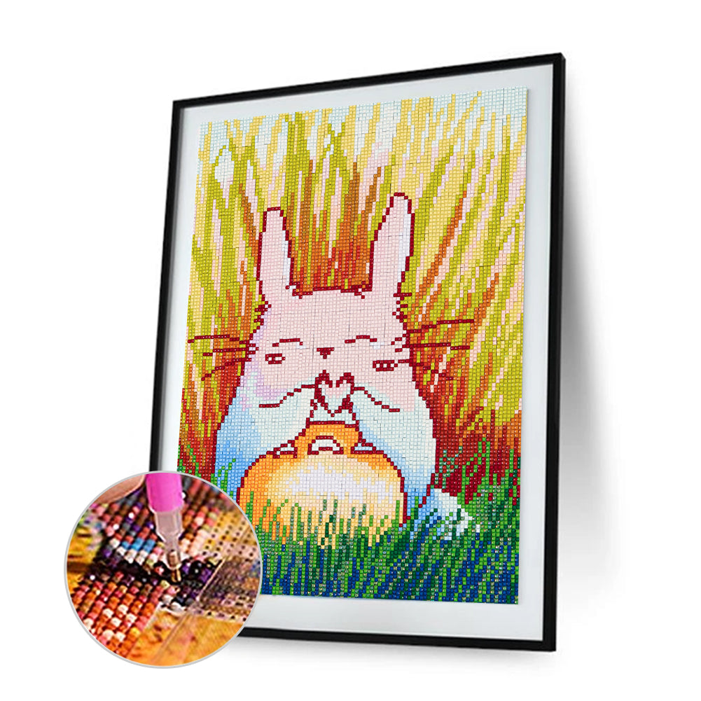 Totoro - Square Drill Diamond Painting 30*40CM