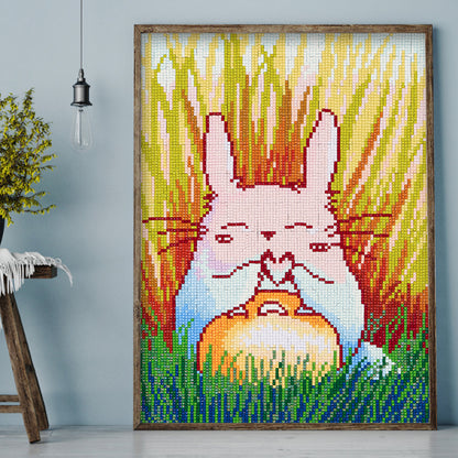 Totoro - Square Drill Diamond Painting 30*40CM