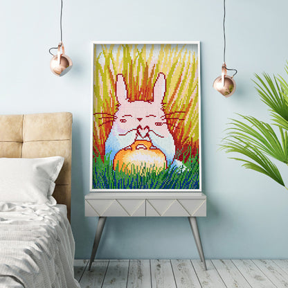 Totoro - Square Drill Diamond Painting 30*40CM