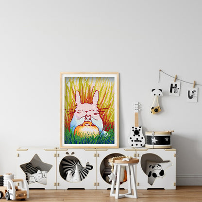 Totoro - Square Drill Diamond Painting 30*40CM