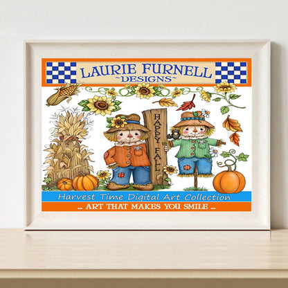 Happy Scarecrow - Full Round Drill Diamond Painting 40*30CM