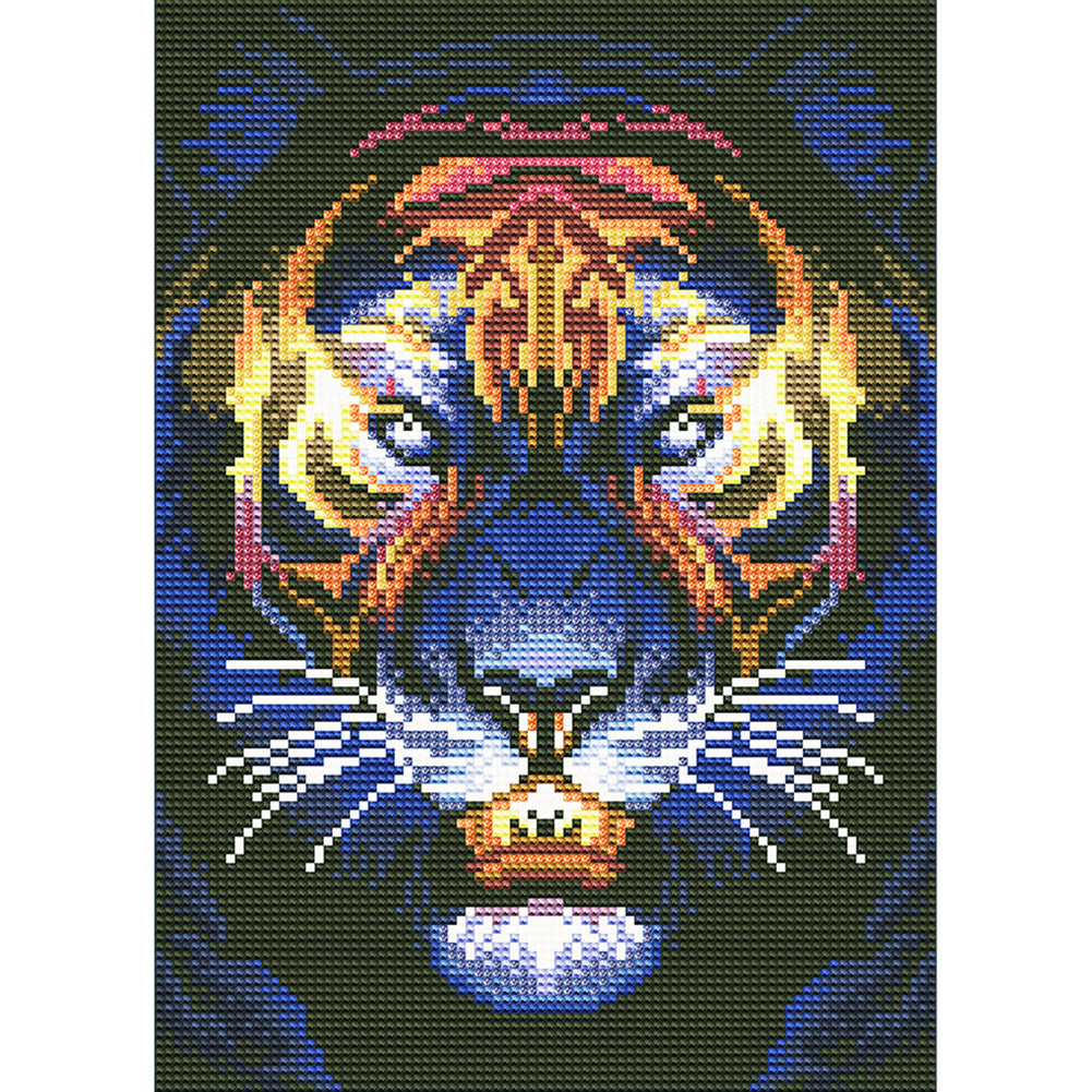 Luminous Tiger - Full Round Drill Diamond Painting 30*40CM