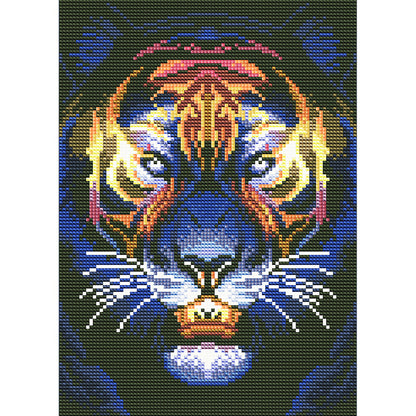 Luminous Tiger - Full Round Drill Diamond Painting 30*40CM