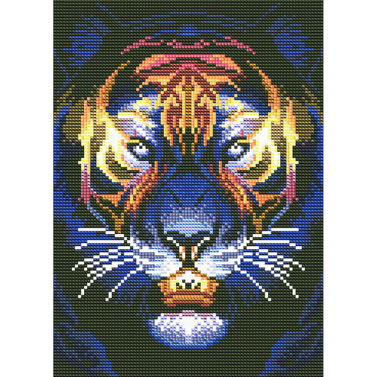 Luminous Tiger - Full Round Drill Diamond Painting 30*40CM