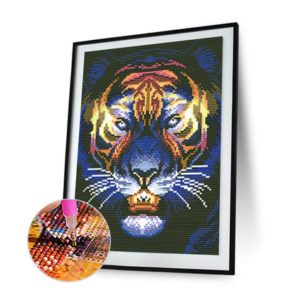 Luminous Tiger - Full Round Drill Diamond Painting 30*40CM