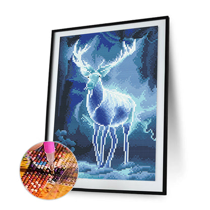 Luminous Deer - Full Round Drill Diamond Painting 30*40CM