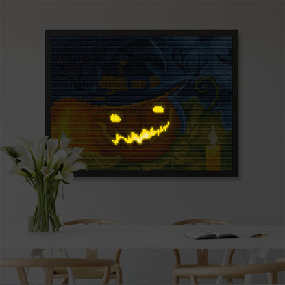 Luminous Pumpkin - Full Round Drill Diamond Painting 40*30CM