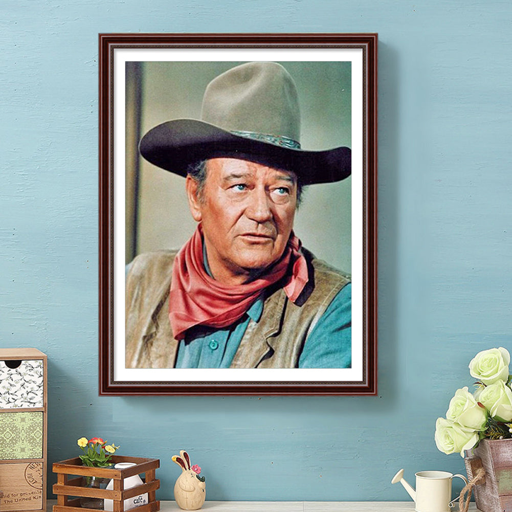 Western Cowboy - Full Square Drill Diamond Painting 30*40CM