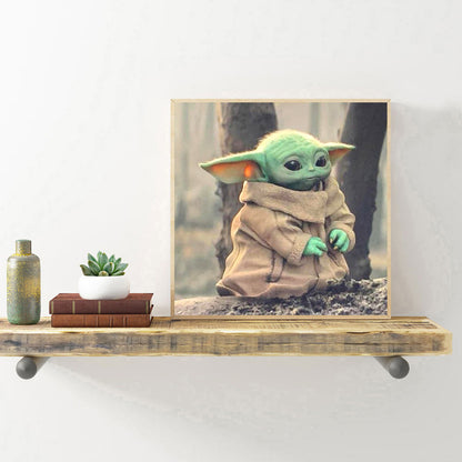 Cartoon Yoda - Full Square Drill Diamond Painting 30*30CM