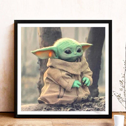 Cartoon Yoda - Full Square Drill Diamond Painting 30*30CM