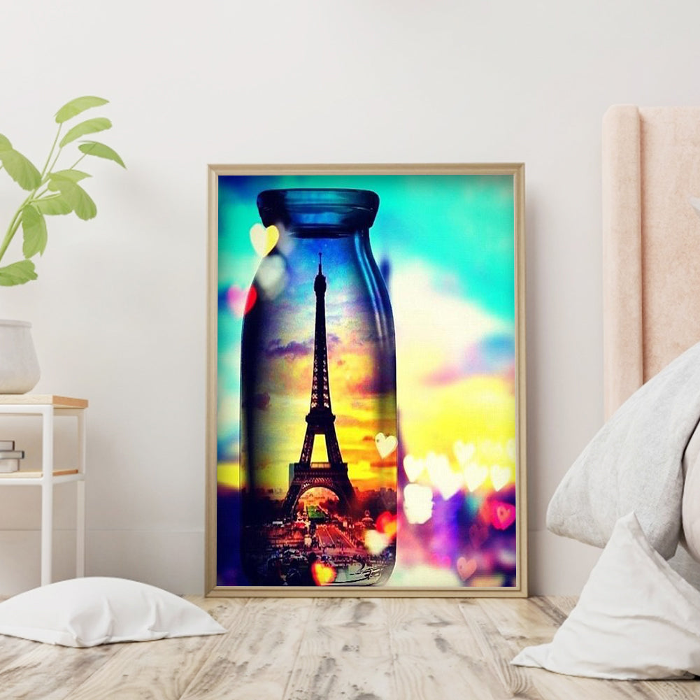 Tower Bottle - Full Square Drill Diamond Painting 40*50CM