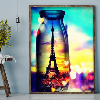 Tower Bottle - Full Square Drill Diamond Painting 40*50CM