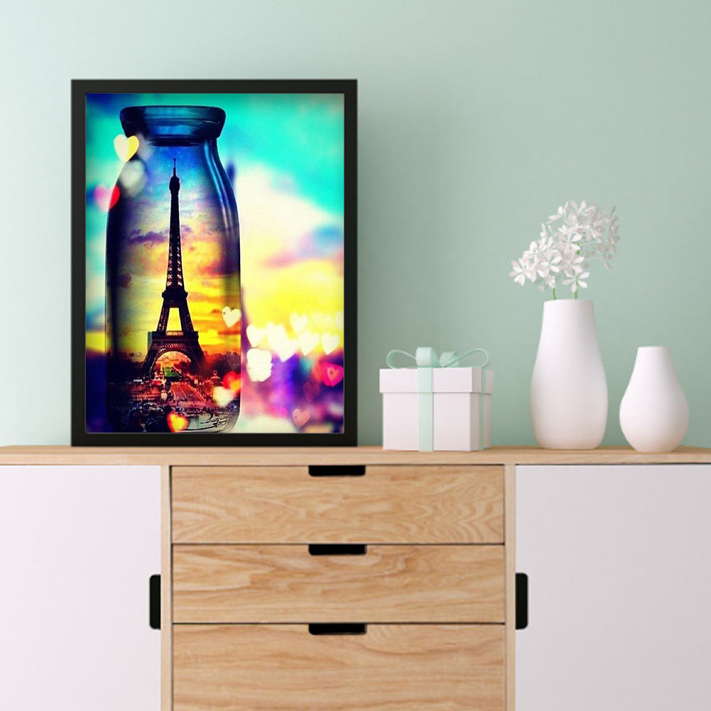 Tower Bottle - Full Square Drill Diamond Painting 40*50CM