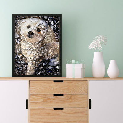 Dog - Full Round Drill Diamond Painting 30*40CM