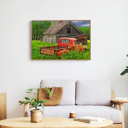 House Car - Full Round Drill Diamond Painting 40*30CM