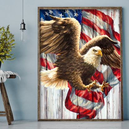 USA Eagle - Full Round Drill Diamond Painting 30*40CM