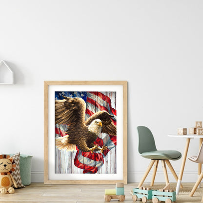 USA Eagle - Full Round Drill Diamond Painting 30*40CM