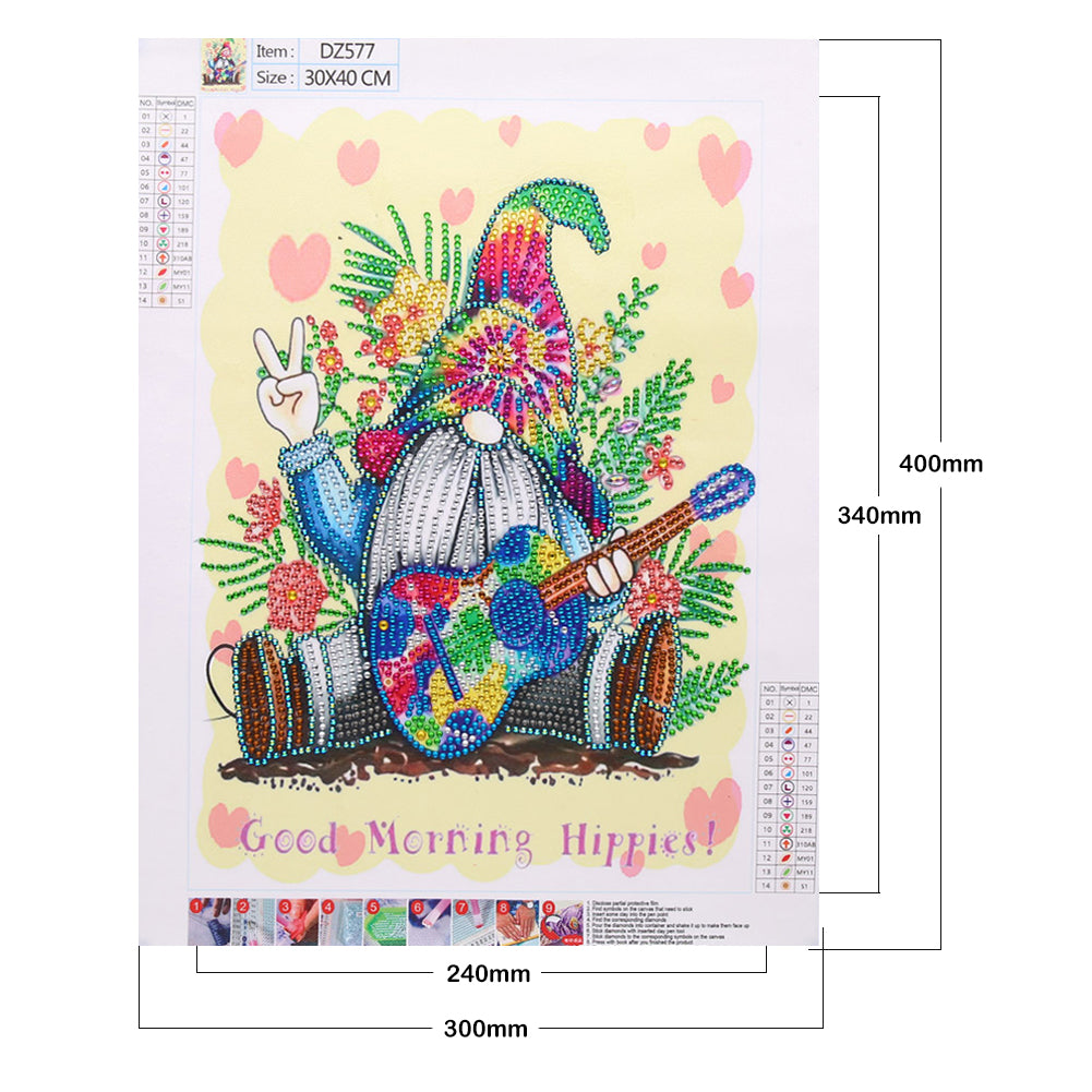 Gnome Goblin - Special Shaped Drill Diamond Painting 30*40CM