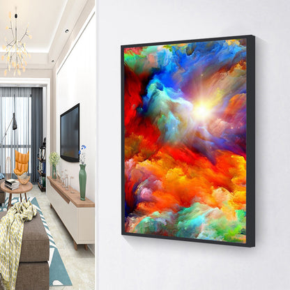 Rainbow Clouds - Full Round Drill Diamond Painting 30*40CM