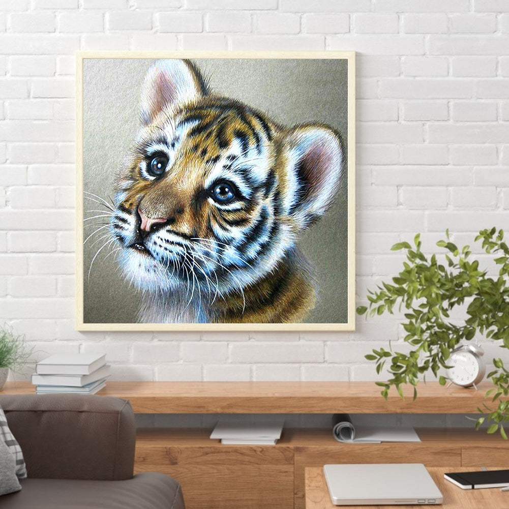 Tiger - Full Square Drill Diamond Painting 30*30CM