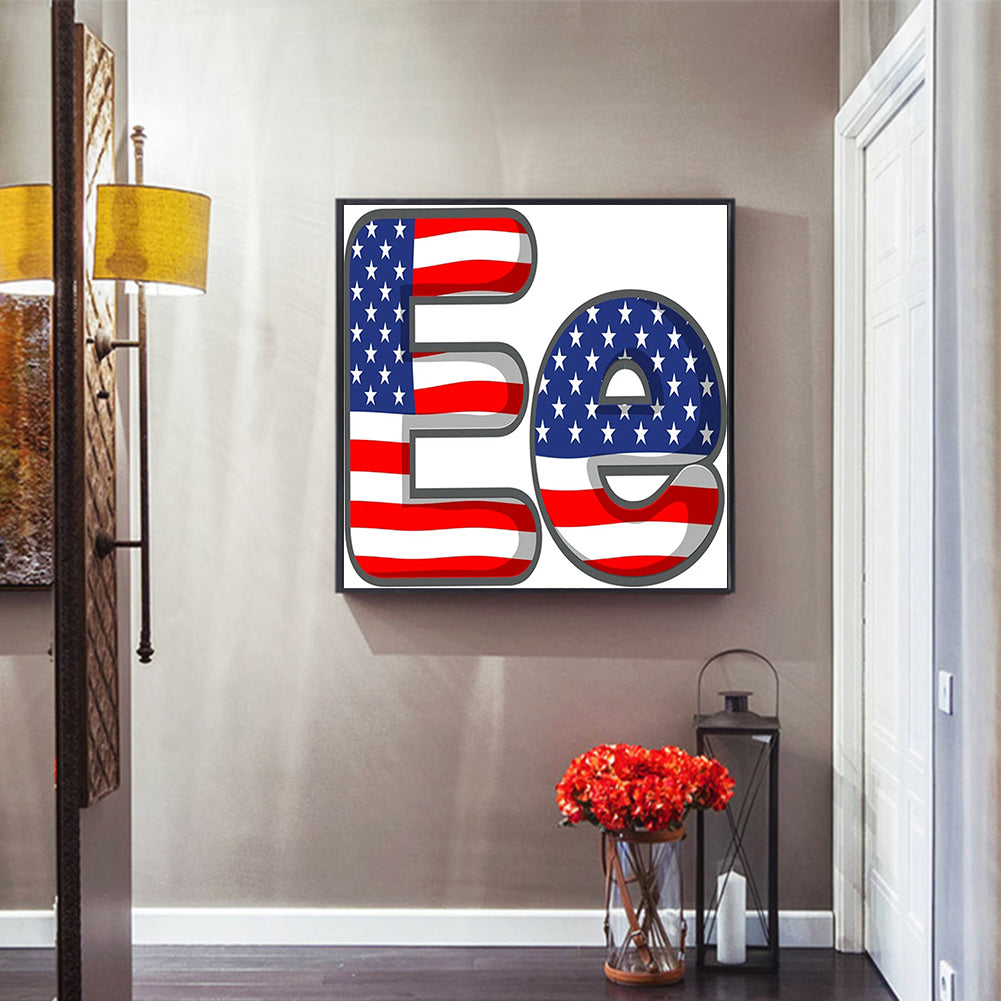 Flag - Full Round Drill Diamond Painting 30*30CM