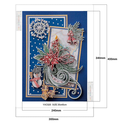 Paper Quilling - Special Shaped Drill Diamond Painting 30*40CM