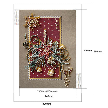 Paper Quilling - Special Shaped Drill Diamond Painting 30*40CM