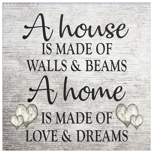 Love Alphabet - Full Round Drill Diamond Painting 30*30CM