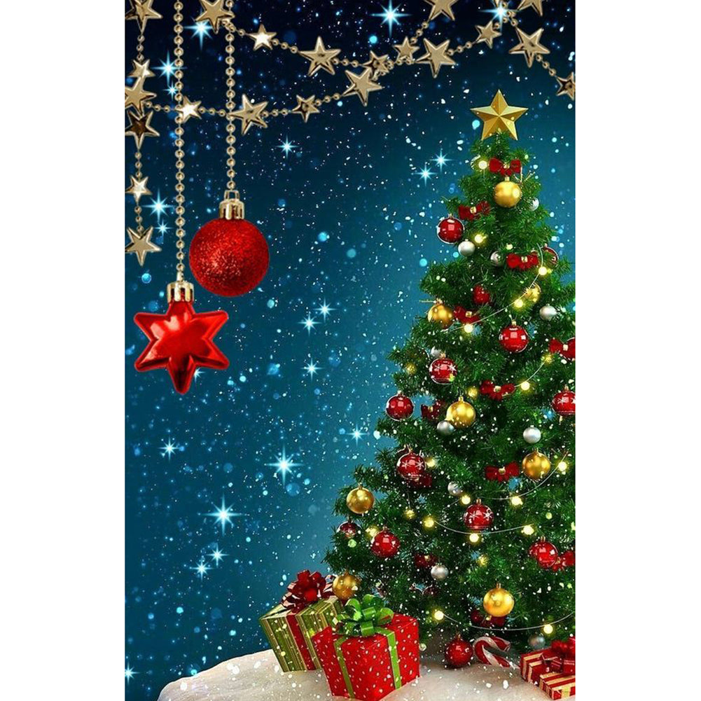 Christmas Tree - Full Round Drill Diamond Painting 45*70CM